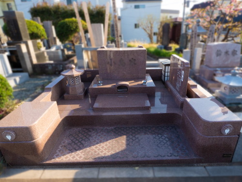 志木市営墓地の洋型のお墓です。