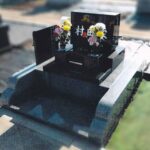 志木市市営墓地の洋型のお墓です。秩父から移転しました